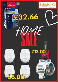 Sainsbury's leaflet week 1 Page 1