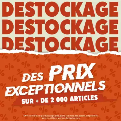 Catalogue Pacific Pêche (valable jusqu'au 10-01)