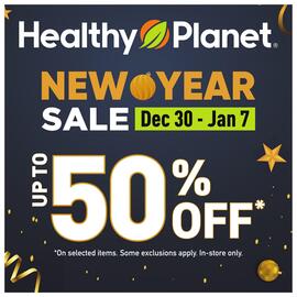 Healthy Planet flyer Page 1