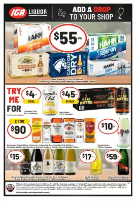 IGA Liquor catalogue (valid until 6-01)
