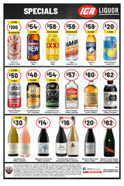 IGA Liquor catalogue week 1 Page 1