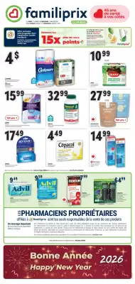 Familiprix flyer (valid until 7-01)