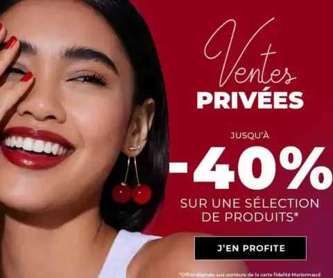 Catalogue Marionnaud (valable jusqu'au 6-01)