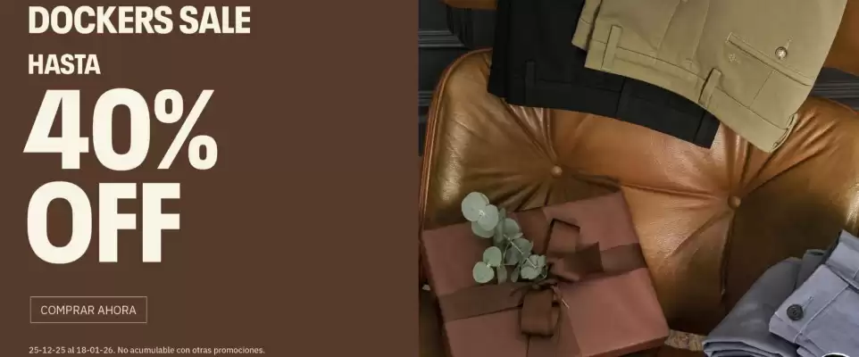 Catálogo Dockers (válido hasta 18-01)