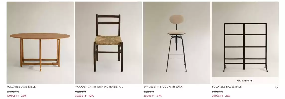 Zara Home akciós újság (érvényes eddig: 5-01)