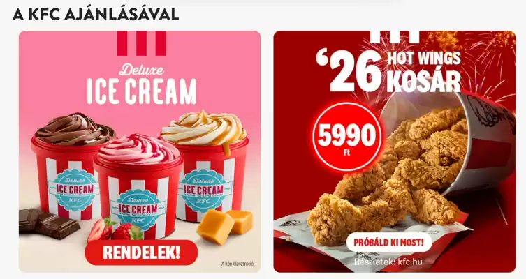 KFC akciós újság (érvényes eddig: 5-01)