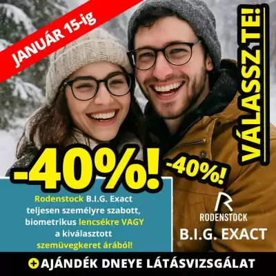 Papp Optika akciós újság (érvényes eddig: 5-01)