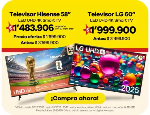 Catálogo Éxito (válido hasta 1-01)