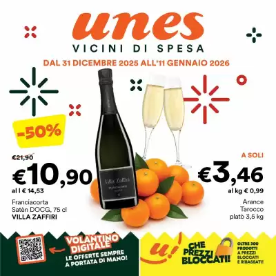 Volantino Unes (valido fino al 11-01)