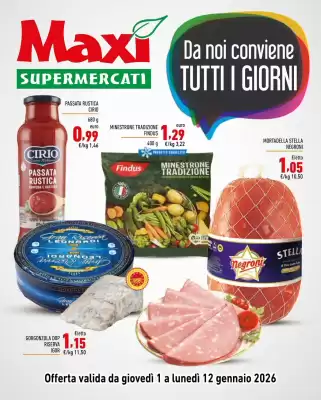 Volantino Maxi Supermercati (valido fino al 12-01)