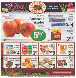 Country Grocer flyer week 1 Page 1