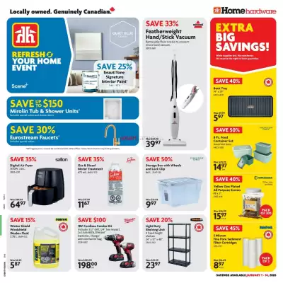 Home Hardware flyer (valid until 14-01)