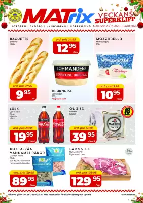 Matrix Butikerna reklamblad (giltig till och med 4-01)