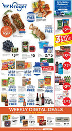 Kroger weekly ad week 1 Page 1