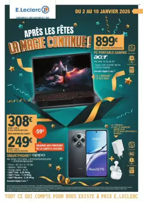 Catalogue E.Leclerc (valable jusqu'au 10-01)