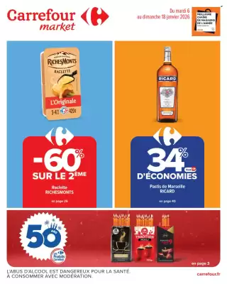 Catalogue Carrefour Market (valable jusqu'au 18-01)