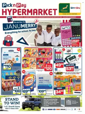 Pick n Pay Hypermarket catalogue (valid until 22-01)