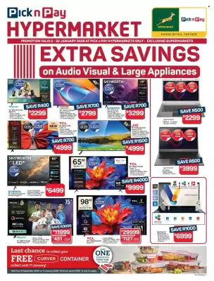 Pick n Pay Hypermarket catalogue (valid until 22-01)
