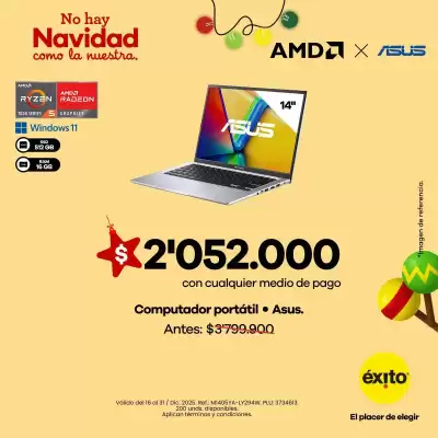 Catálogo Éxito (válido hasta 31-12)