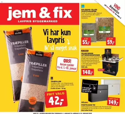 Jem & fix tilbudsavis (gælder indtil 10-01)