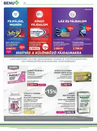 Benu Gyógyszertárak akciós újság Oldal 16