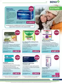 Benu Gyógyszertárak akciós újság Oldal 17