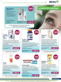Benu Gyógyszertárak akciós újság Oldal 19