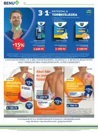 Benu Gyógyszertárak akciós újság Oldal 22