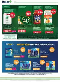 Benu Gyógyszertárak akciós újság Oldal 24