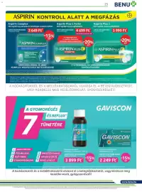 Benu Gyógyszertárak akciós újság Oldal 25