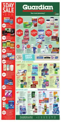 Guardian Pharmacy flyer (valid until 8-01)