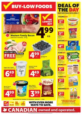 Buy-Low Foods flyer (valid until 7-01)