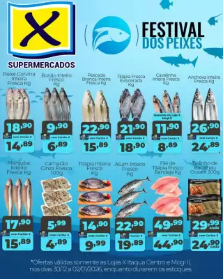 Folheto X Supermercados (válido até 2-01)