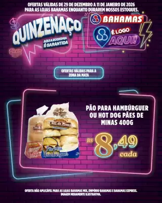 Catálogo Bahamas Supermercados (válido até 11-01)