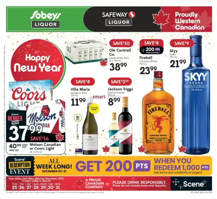 Safeway Liquor flyer (valid until 31-12)