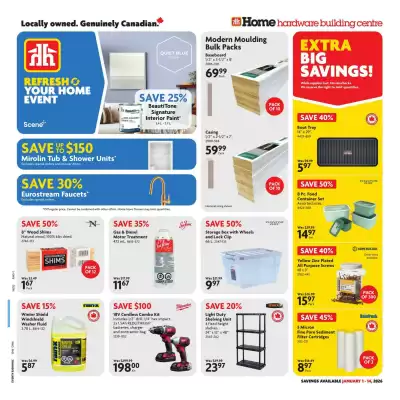 Home Hardware flyer (valid until 14-01)