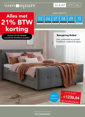 Woonsquare Slaapfolder (geldig t/m 10-01)