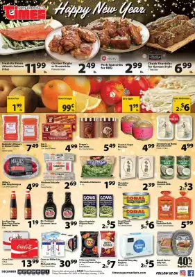 Times Supermarkets weekly ad (valid until 1-01)