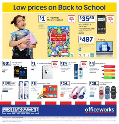 Officeworks catalogue (valid until 2-02)