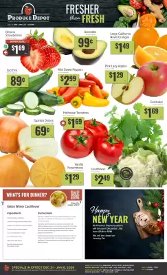 Produce Depot flyer (valid until 6-01)