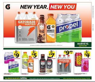 Harveys Supermarkets weekly ad Page 1