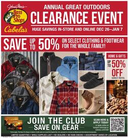 Cabela's weekly ad Page 1