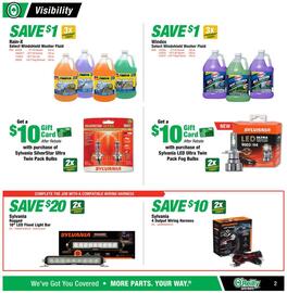 O'Reilly Auto Parts weekly ad Page 2