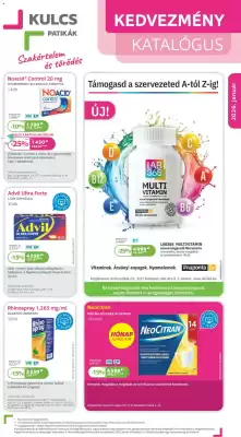 Kulcs Patika akciós újság (érvényes eddig: 31-01)