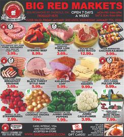 Big Red Markets flyer week 1 Page 1