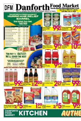 Danforth Food Market flyer (valid until 7-01)