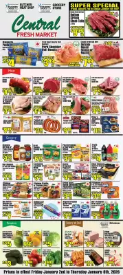 Central Fresh Market flyer (valid until 8-01)