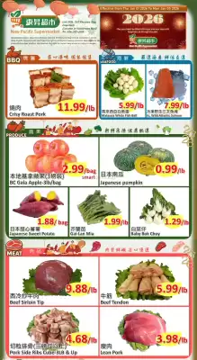 New Pacific Supermarket flyer (valid until 5-01)