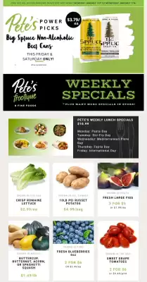 Pete's Fine Foods flyer (valid until 7-01)