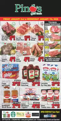 Pino's flyer (valid until 7-01)